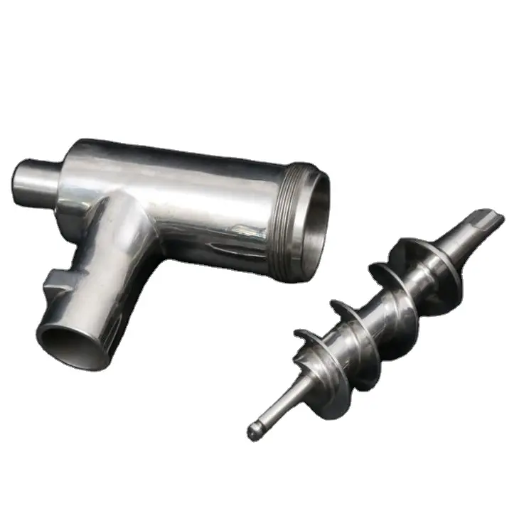 Custom OEM Stainless Steel Casting Worm Parts Stainless Steel Casting 316 316L Meat Mincer Grinder